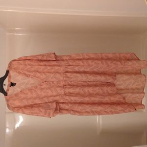 Ladies Women's Torrid Sheer Floral Top Sz 3